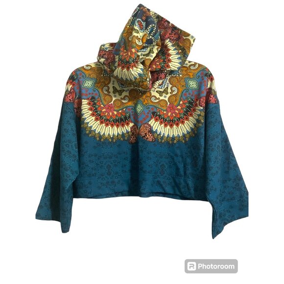 Adidas x Farm Rio Borbomix Cropped Hoodie Women's size XS - Picture 6 of 13